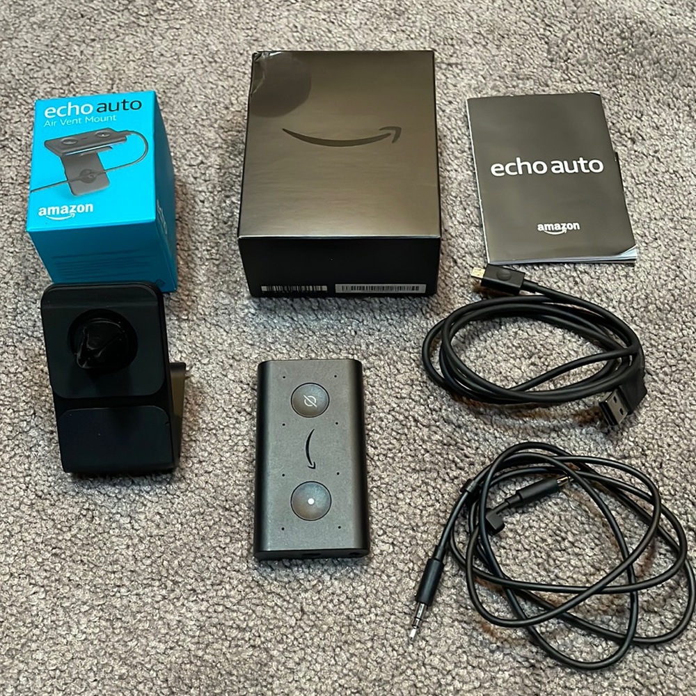Amazon Echo Auto. Never used.